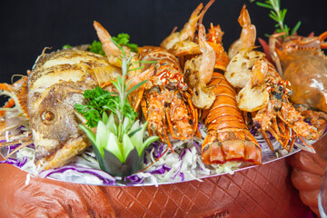 Langosta, Platillos Mexicanos, Comida de restaurante en México