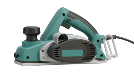 Fototapeta premium Electric hand planer tool isolated