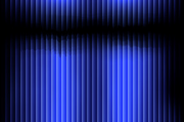 Futuristic blue glassy gradient glow abstract background with neon striped texture