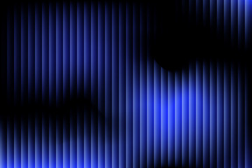 Futuristic blue glassy gradient glow abstract background with neon striped texture