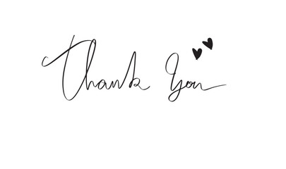 Thank you love heart shape black color object sign symbol thank you love heart shape thank you thanksgiving text font calligraphy hand written lettering script grateful business welcome positive thank