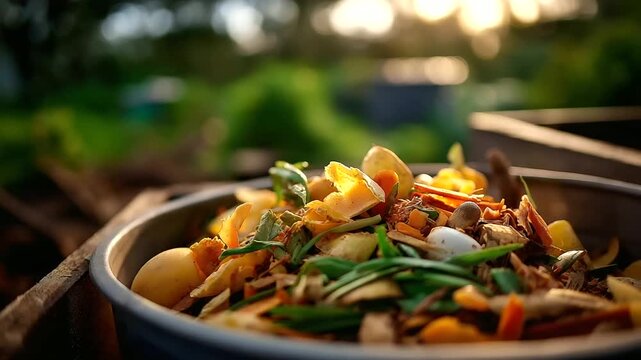 Composting facility organic waste recycling food scraps transformation nutrient rich soil amendment circular economy waste reduction sustainable disposal methane prevention environ