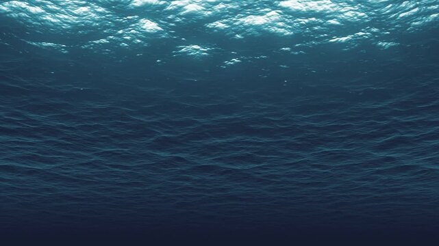 Wave Underwater Front 01 Loop HD