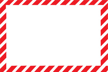 Bright red and white striped border perfect for festive invitations and cards in various creative projects