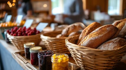 Farmers market local produce fresh fruits vegetables artisan bread homemade jam organic honey farm to table community supported agriculture seasonal food small business vendors