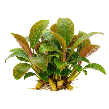 Anubias nana petite plant isolated on transparent background, perfect for aquascaping