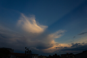 beautiful sky and clouds