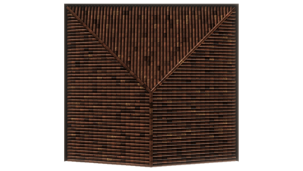 Brown ceramic roof tile texture, traditional clay roofing pattern