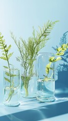 Seaweed Samples in Laboratory Containers