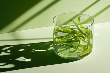 Seaweed Samples in Laboratory Containers