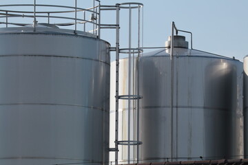 oil storage tanks