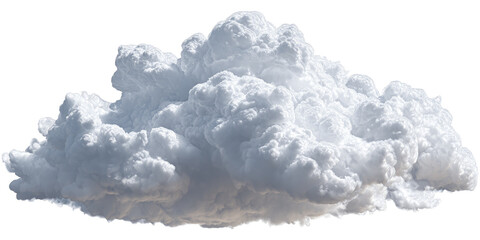 Fluffy cumulus cloud