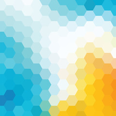 abstract geometric shapes. vector background. colored hexagons. Eps 10