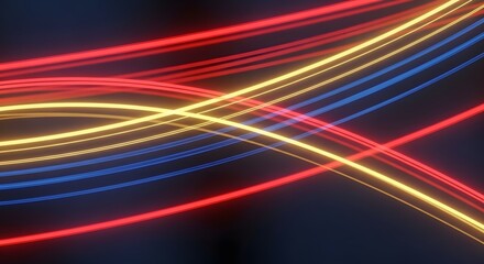 Vibrant rainbow-colored wave pattern composed of vertical