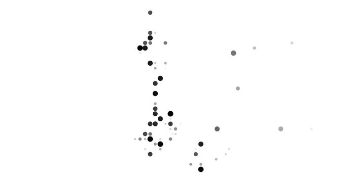 Falling Particles Assemble the Saint Pierre Miquelon Territory