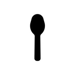 Spoon flat icon eating utensil cutlery dining
