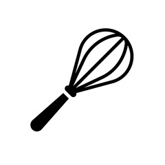 Whisk flat icon kitchen tool mixing baking
