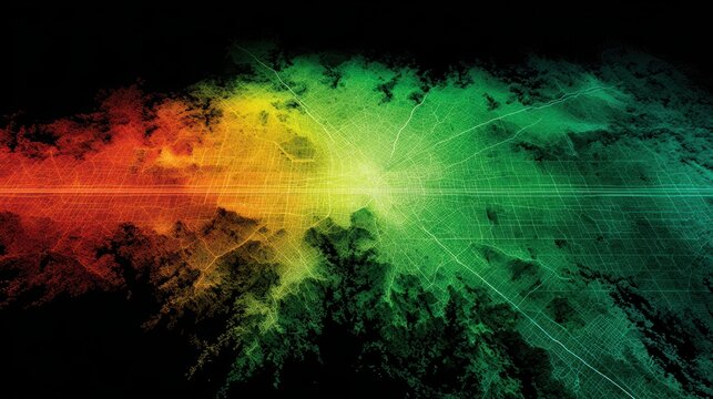 Abstract City Map Art: Modern Urban Design Stock Photo, Technology