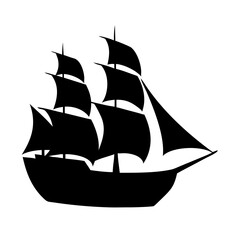 ship silhouette vector