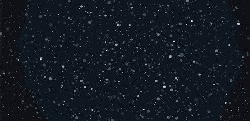 Fototapeta premium Ethereal Nightfall A Celestial Dance of Sparkling Lights in the Dark Expanse