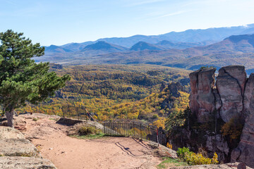 Autumn view of Belogradchik Rocks, Bulgaria