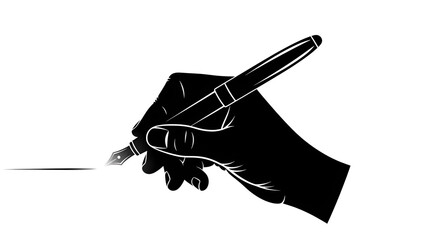 Craft compelling content with a sleek fountain pen design, ideal for creative writing, elegant calligraphy, or professional document creation, lending a touch of sophistication and style