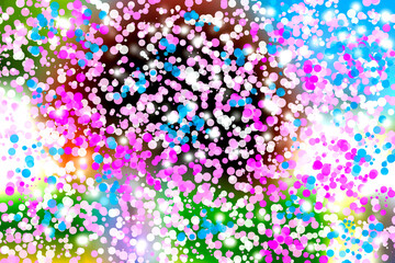 Bokeh blur background small circle