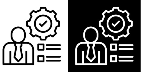 Soft Skills  Icon Set White Style Collection
