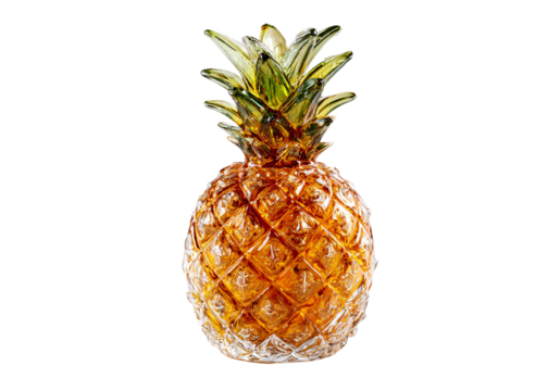 Pineapple. On a transparent background. Exotic food, fruits, berries. Image for designers, marketers and IT. Popular illustration, object. Sphere of trade, economy, sales.