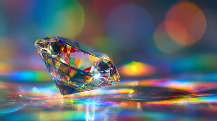 crystal diamond, rainbow prism light overlay, spectrum glass effect sparkle, rainbow light, optical bokeh. crystal diamond, rainbow prism light overlay, spectrum glass effect sparkle, rainbow.