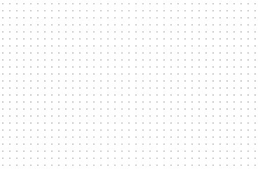 Simple dotted background. Bullet journal texture pattern. Dotted squared grid graph paper template for notebook. Design printable graphic sheet.