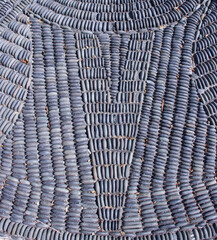 Basaltsteine als Bodenbelag