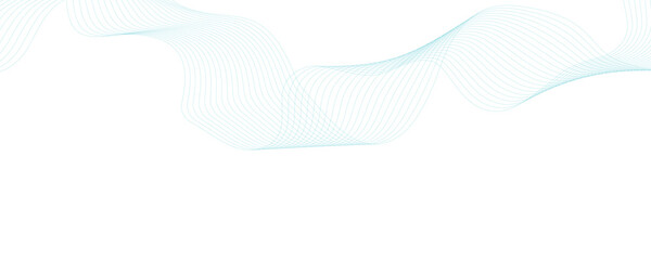 Abstract vector background with wavy lines