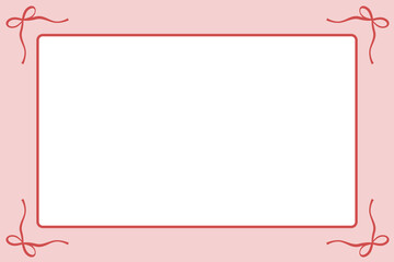 Bow Tie Vector, Bow Tie Illustration, Bow Tie Background, Bow Tie Vector, Cutesy Border, Pretty Border, Holiday Card Background, Whimsical Background	