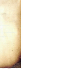 Obraz premium Vintage lined notebook paper background with soft texture. Old grunge paper sheet with faded lines and retro tone. Textured antique notebook page background