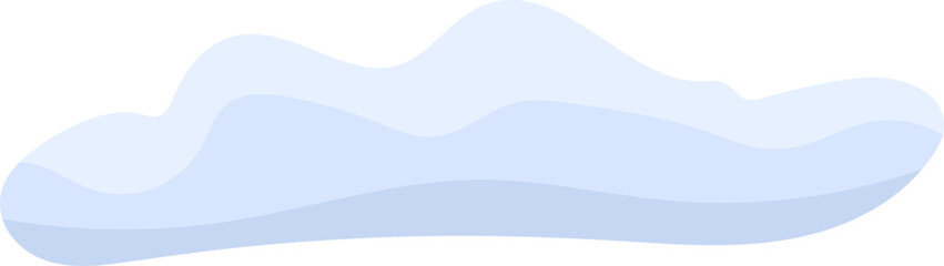 Snowy Cape Hand Drawn