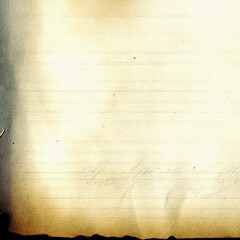 Fondo de papel envejecido con textura vintage y l&iacute;neas suaves. Aged lined paper background with vintage texture. Gealterter liniertes Papierhintergrund mit Vintage-Textur