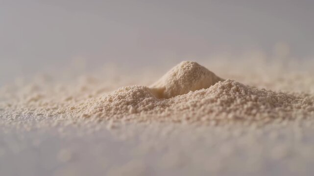 Pile of Flour Still Life - Baking Ingredient Preparation.