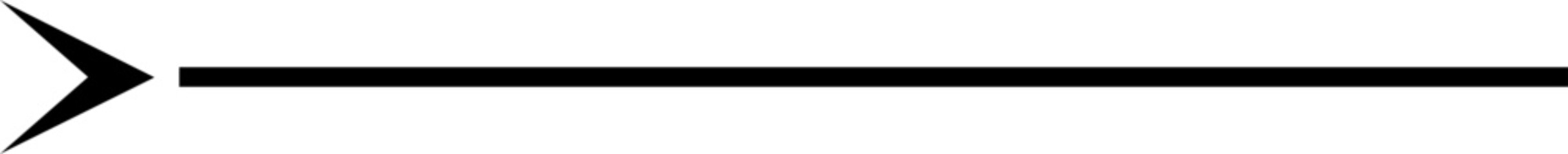 Simple black arrow symbol with a gradient shaft pointing to the right on a clean white background.
