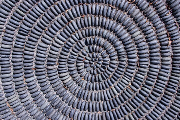 Basaltsteine als Bodenbelag