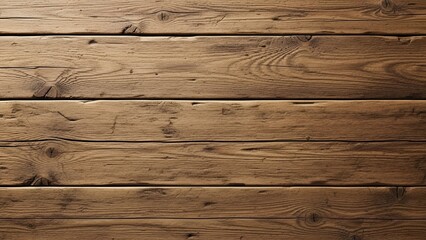 Wooden Plank Floor with Natural Texture and Warm Brown Tones in a Rustic Style