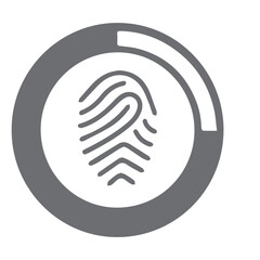 Fingerprint Scan Icon
