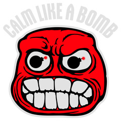 Calm Like Bomb Paradox Irony Humor Explosive Intensity