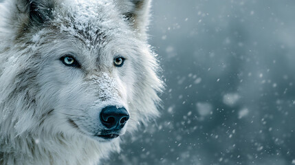 Obraz premium wolf in the snow