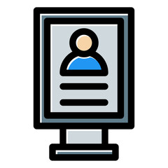 candidate billboard icon