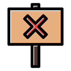 Obraz premium protest icon