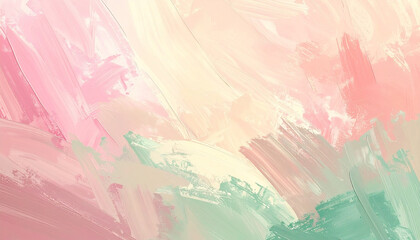 淡い春色の抽象アクリル背景