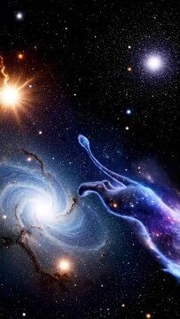 Celestial Lion - A Cosmic Journey Through the Leo Constellation.
