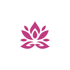 Nature Leaf Yoga Logo. Fit for eco, health, and beauty business. Elegant clean logo.