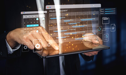 Project scheduling dashboard organizes timelines, tracks progress, and enhances collaboration for efficient workflow, helping teams manage multiple projects and improve productivity. Parse